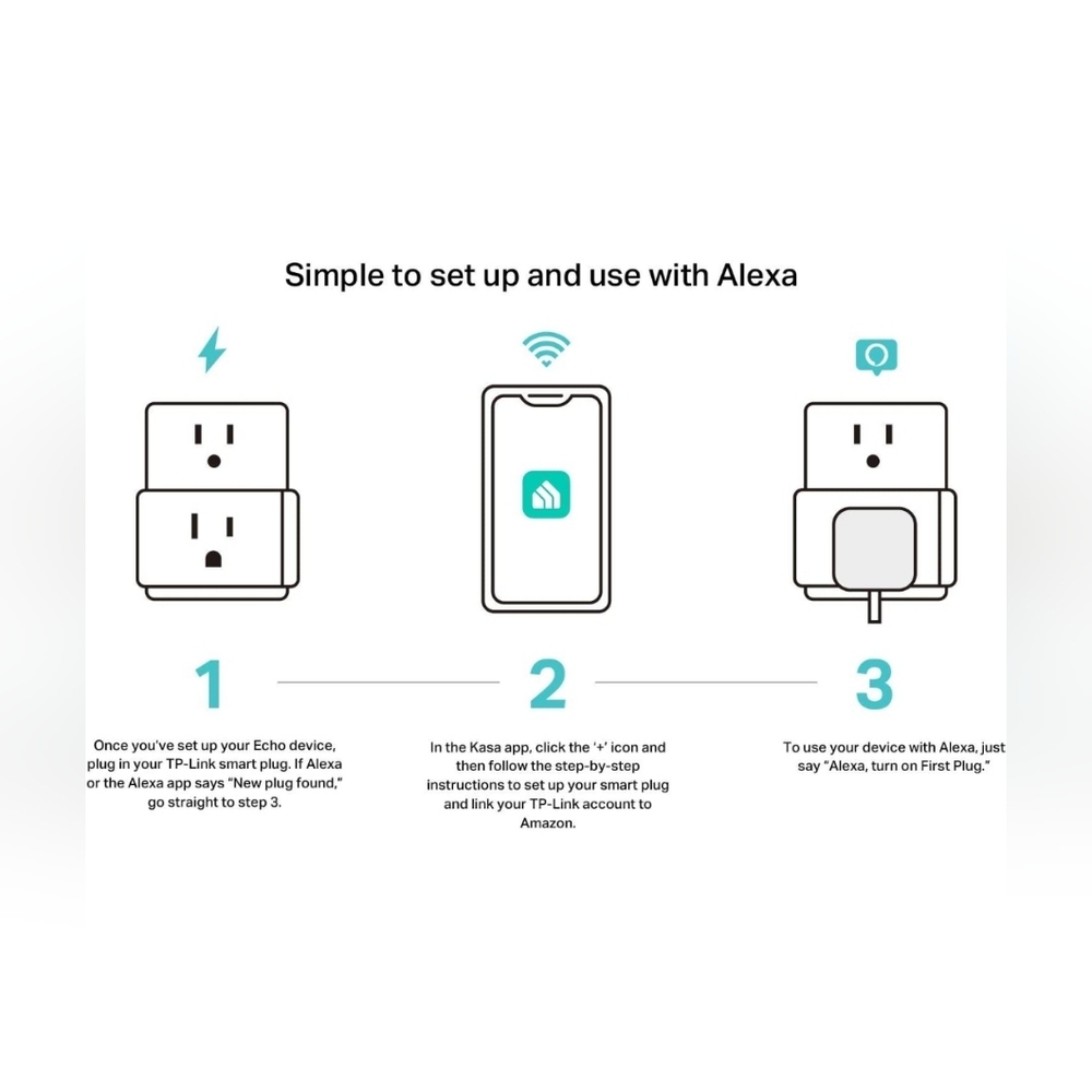 Kasa Smart Plug Mini, Smart Home Wi-Fi Outlet Works with Alexa & Google Home - Picture 7 of 10